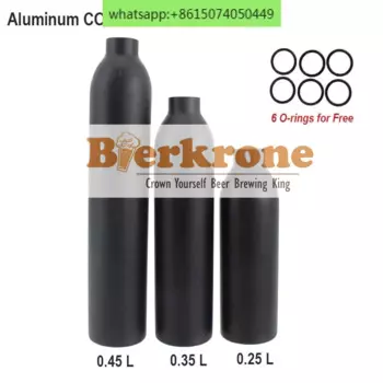 Взрывозащищенный газовый баллон CO2 M18 * 1,5 из алюминиевого сплава, газовый баллон для газировки, портативный газовый баллон CO2, пустая бутылка