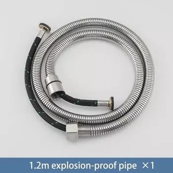 Взрывозащищенный водопроводный шланг Fliger черный золото 120 см