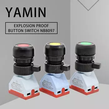 Взрывозащищённый кнопочный переключатель SBLSBR 30 мм AC 220В