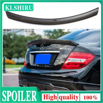 W204 2-дверный/4-дверный задний спойлер в стиле AMG для Mercedes-benz C Class 2008-2014, задний бампер из углеродного волокна для багажника, губа Ducktail