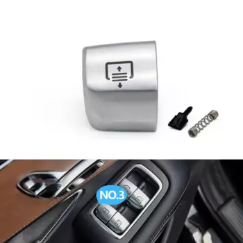 W222 Крышки переключателя заднего стекла автомобиля, ремонтная кнопка, замена крышки для Mercedes Benz S E Class W213 S320 S350 S450 S500 S560