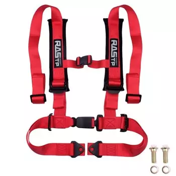 wa 2-дюймовый универсальный спортивный гоночный ремень безопасности 4-точечный крепежный ремень с пряжкой нейлоновый автомобильный гоночный ремень безопасности RASTP-BAG035