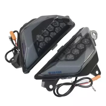 waase для Kawasaki Ninja 300 250 400 500 650 ZX4R ZX6R ZX25R Z1000SX E-Mark, передние указатели поворота, мигалка, дневные ходовые светодиодные огни