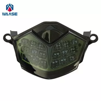 waase для Kawasaki Z750 2007-2012/Z1000 2007 2008 2009, хромированный задний фонарь, стоп-сигналы поворота, встроенный светодиодный фонарь