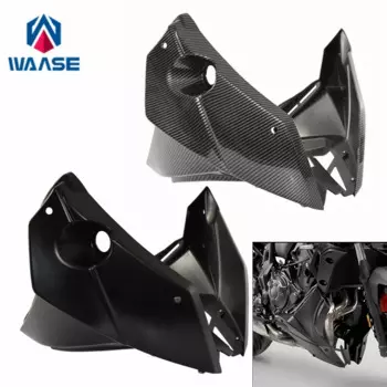 Waase для Yamaha MT-07 MT07 2021 2022 2023 2024 нижний спойлер для двигателя, сковорода для живота, скользящая пластина, монтажный кронштейн