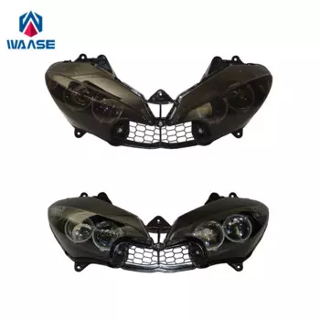 Waase передняя фара мотоцикла головной свет лампы в сборе для Yamaha YZF R6 2003 2004 2005