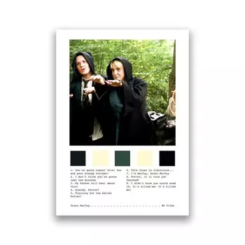 wall's tale Холст постеры Harmione Draco Malfoy Fred Weasley