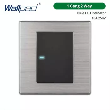 Wallpad 1 2 3 4-бандовый выключатель из нержавеющей стали