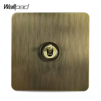 Настенный выключатель Wallpad нержавеющая сталь 1 группа 2-позиционный