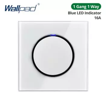 Wallpad Кнопочный настенный выключатель со светодиодом