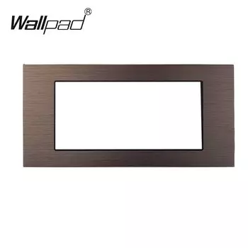 Wallpad коричневая настенная розетка
