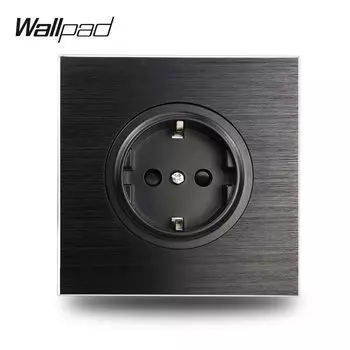 Wallpad L6 черная настенная розетка