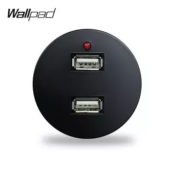Wallpad L6 модуль розетки с двойным USB портом 2.4А