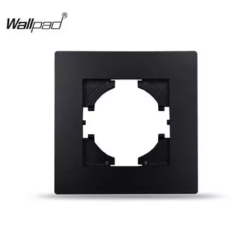 Wallpad матовый черный 2-позиционный переключатель розетки