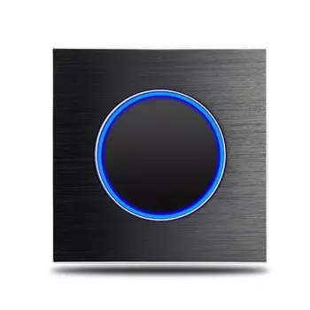 Wallpad настенный светильник-переключатель черный