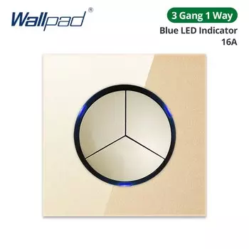 Wallpad Настенный выключатель 1-4 клавиши 220В