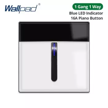 Wallpad Настенный выключатель света и розетка 16А