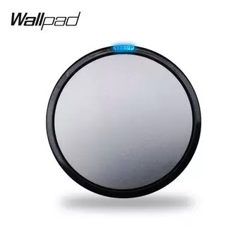 Wallpad серый стеклянный настенный выключатель 1 2 3 4 клавиши