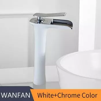 WANFAN Смеситель для раковины белый керамический