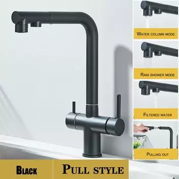 Wanmivezlo кухонный смеситель латунный 2 функции