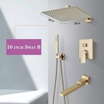 Wanmivezlo матовый золотой смеситель для душа