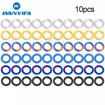 Титановые шайбы Wanyifa M3-M14, 10 шт.