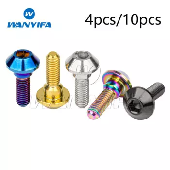 Wanyifa 4/10 шт. титановый болт M6 X 20/25 мм болты с шестигранной головкой для тормозов мотоцикла Yamaha