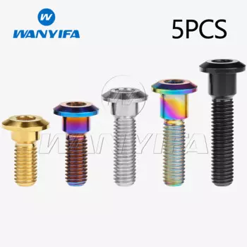 Wanyifa титановые болты M8 x 20 22 25 30 33 мм для болтов ротора дискового тормоза Suzuki