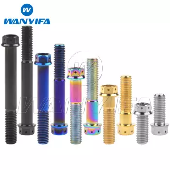 Титановые болты Wanyifa M10x20 25 30 35 40 45 50 55 60 65 70 75 80 85 90 мм