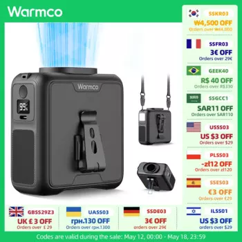 Warmco Поясной вентилятор 10000 мАч