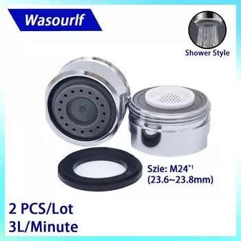 WASOURLF Аэратор для крана 2 шт., 3 л, M24