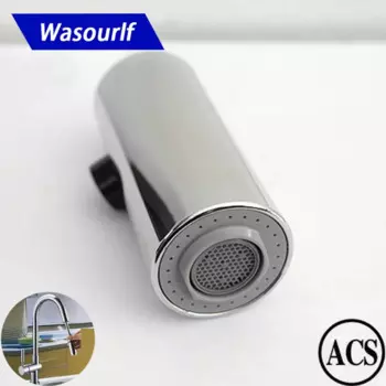 Насадка для душа WASOURLF ACS, смеситель с носиком для раковины, хромированный, с переключателем