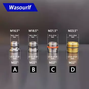 Внешний переходник WASOURLF UN-01-CDEE для аэратора, латунный