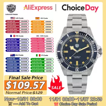 Watchdives WD79090 Дайверские часы NH35 Механизм с куполообразным сапфировым стеклом Светящиеся 200 м Водонепроницаемые наручные часы 40 мм Винтажные часы