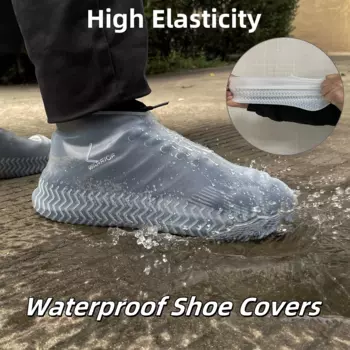 Силиконовые водонепроницаемые бахилы Waterproof Silicone Shoe Covers