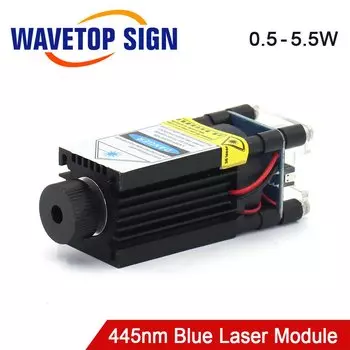 WaveTopSign синий лазерный модуль 445нм 0,5-5,5Вт TTL