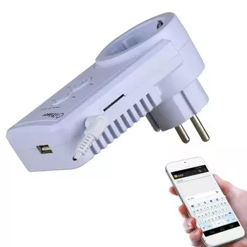 Waytronic GSM умная розетка с датчиком температуры