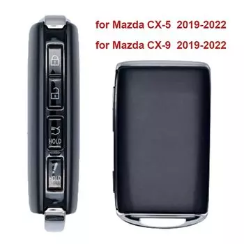 KEYECU WAZSKE13D03 SKE13D-03 для Mazda CX-5 CX-9 M6 MX-5 Miata 2019 2020 2021 2022 TAYB-67-5DY Smart Key Remote 315 МГц ID49 Chip