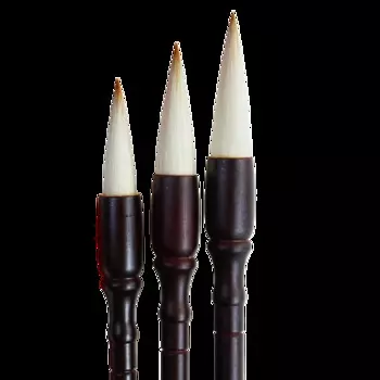 Weasel шерстяная кисть для каллиграфии с несколькими волосами Ou Yangxun, обычный шрифт, китайская кисть, китайская живопись, пион, цветок, кисть Хучжоу