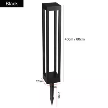 WECUS Уличный светодиодный фонарь для газона 40/60 см