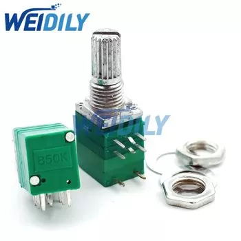 WEIDILY 5шт 8pin RV097N двойной потенциометр