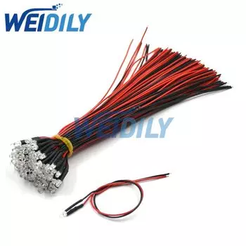 WEIDILY BALL 3MM светодиодные диоды 3-12В 10шт