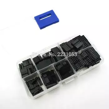 WEIDILY Kit Пластиковые Джамперы Dupont 2.54 мм 140 шт