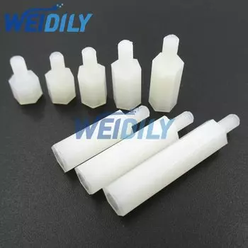 WEIDILY шестигранные винты M3 из нейлона и пластика 50 шт.