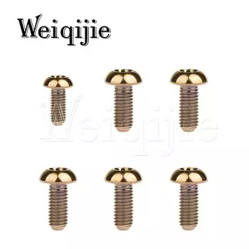 Weiqijie титановые болты M5 x10 12 мм Torx T25 для велосипеда