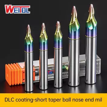 Weitol двухканальная коническая фреза из вольфрамовой стали для дерева