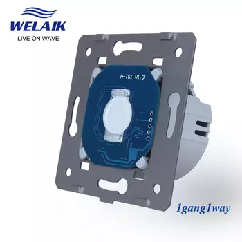 WELAIK Сенсорный белый выключатель 1 Gang