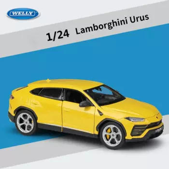 WELLY 1:24 имитатор кроссовера Lamborghini Urus Scale классическая модель автомобиля из литая под давлением игрушечный автомобиль металлический игрушечный автомобиль из сплава для мальчика подарок B540
