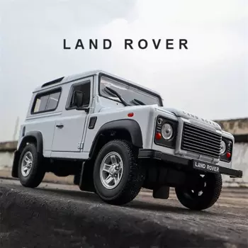 WELLY 1:24 Land Rover Defender армейский зеленый сплав модель автомобиля Литые и игрушечные автомобили коллекционные подарки без дистанционного управления Тип B455