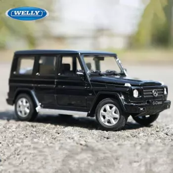WELLY 1:24 Mercedes Benz G-Class G63 G65 модель автомобиля из сплава литая металлическая игрушка внедорожник модель автомобиля имитация детского подарка